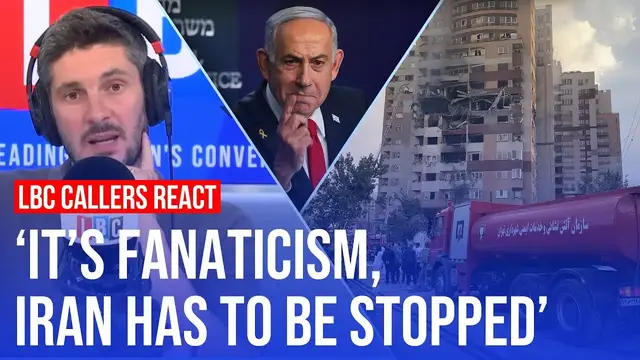 'Video thumbnail for Israel's strikes on Iran divide opinion with LBC callers'