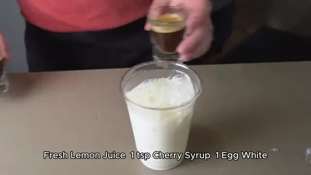 'Video thumbnail for Amaretto sour drink recipe '