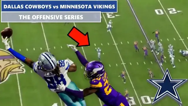 'Video thumbnail for law nation sports: dallas cowboys offense breakdown vs minnesota vikings 2020: elliott, lamb, and dalton's plays'