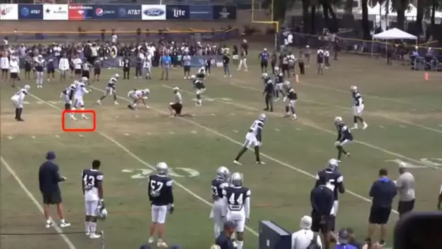 'Video thumbnail for law nation sports: dak prescott training camp observations & cowboys red zone drills'