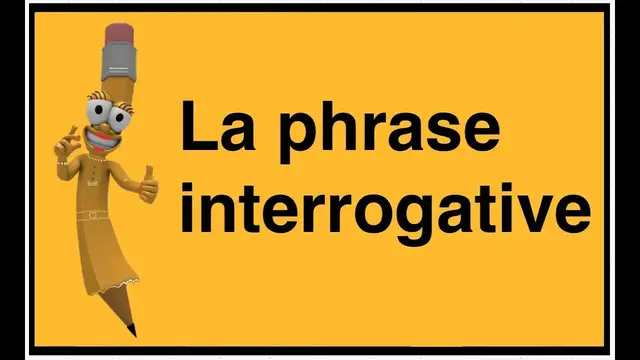 'Video thumbnail for La phrase interrogative'