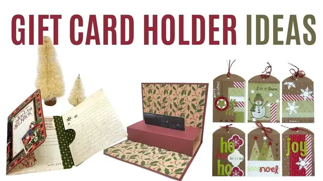 'Video thumbnail for Easy DIY Gift Card Holder Ideas for the Holiday Season'