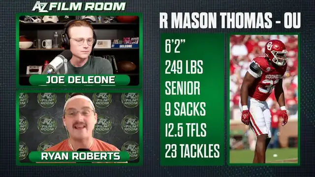 'Video thumbnail for Oklahoma EDGE R Mason Thomas 2026 NFL Draft'