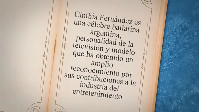 'Video thumbnail for Cinthia Fernandez Biografia, Edad, Altura, Esposo y Valor Neto'
