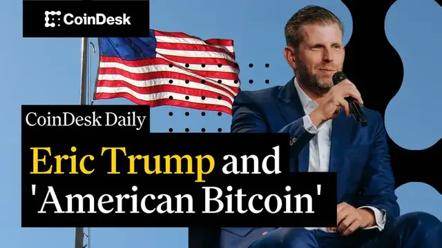 'Video thumbnail for Eric Trump's 'American Bitcoin' Venture'