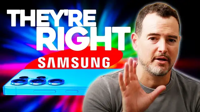 'Video thumbnail for What's ACTUALLY right with Samsung'