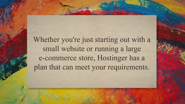 'Video thumbnail for Unveiling the Pros and Cons of Hostinger Web Hosting: A Comprehensive Review'