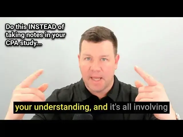 'Video thumbnail for This Works Way Better Than Taking Notes for CPA Study'