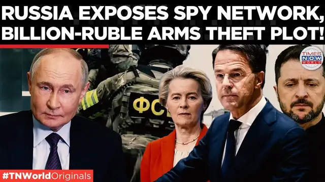 'Video thumbnail for FSB Uncovers Western Plot to Steal Russian Weapons—Watch Explosive Video! | Times Now World'