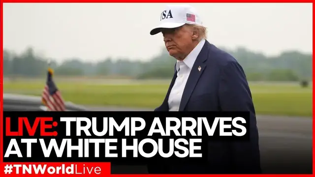 'Video thumbnail for LIVE: Donald Trump Arrives at White House – Live Coverage from Washington, D.C. | Times Now World'