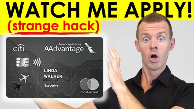 'Video thumbnail for WATCH ME APPLY: Citi AAdvantage Executive World Elite Mastercard'