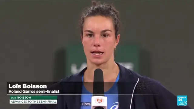 'Video thumbnail for Loïs Boisson, the rising star of French tennis'