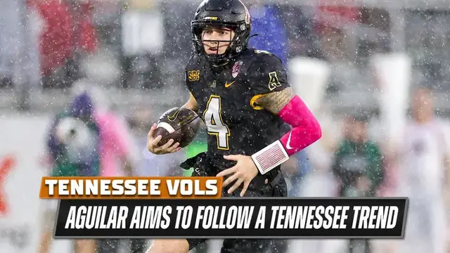 'Video thumbnail for Vols QB Joey Aguilar could be the next Vol to follow this common Tennessee trend'