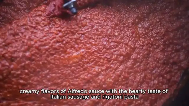 'Video thumbnail for Sausage Alfredo Rigatoni recipe'