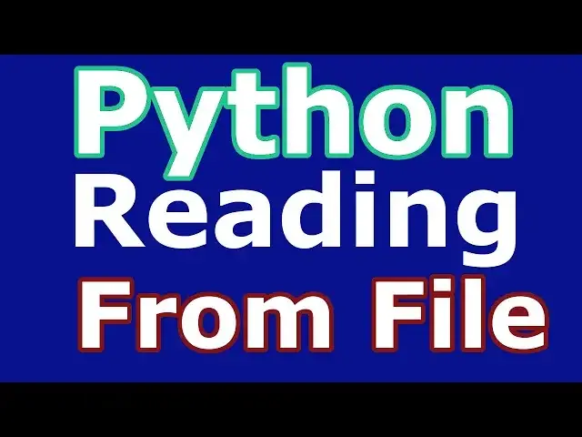 'Video thumbnail for Python File Handling Reading From A File #24'