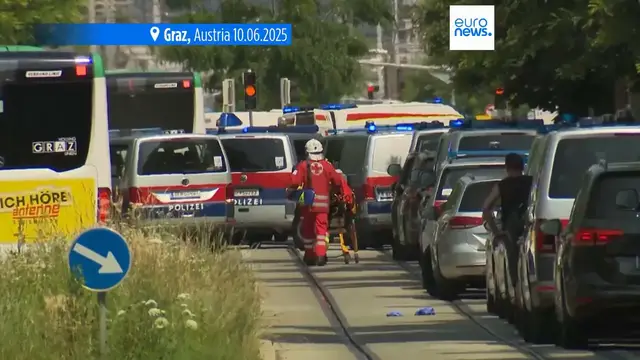 'Video thumbnail for Former student identified as gunman killing 10 in school shooting in Austria'