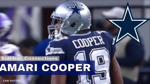 'Video thumbnail for law nation sports: amari cooper's crucial sideline catches, dak prescott's throws'