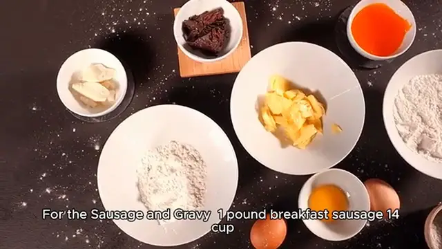 'Video thumbnail for Sausage, Gravy, & Biscuit Pie'