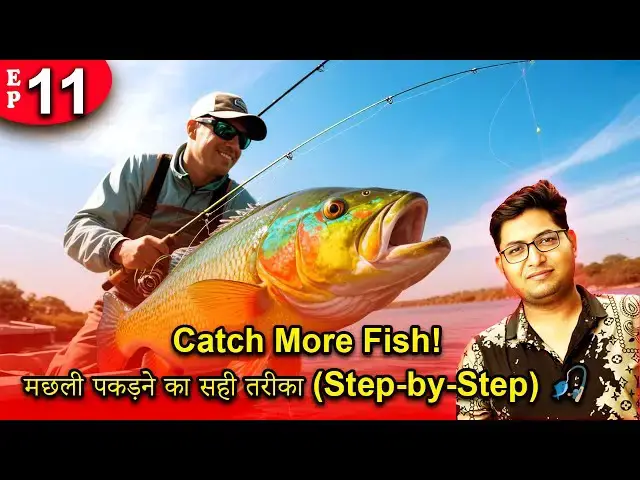 'Video thumbnail for Catch More Fish! मछली पकड़ने का सही तरीका (Step-by-Step) 🎣 | VRrtro #VRrtro'