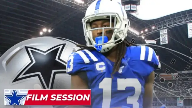 'Video thumbnail for #Cowboys Newly Signed T.Y. Hilton at WR | Film Session'