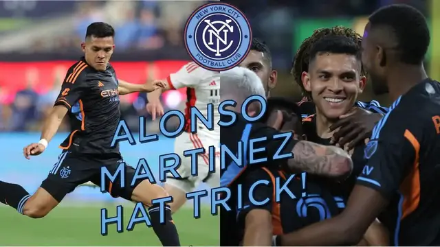'Video thumbnail for stream punk soccer: alonso martinez scores hat trick in nycfc vs san jose match'