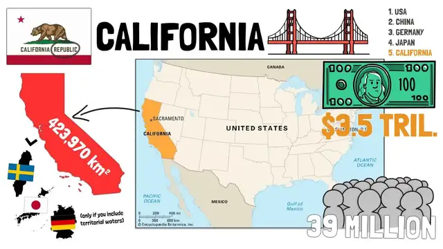 'Video thumbnail for U.S. States That Would Succeed As Independent Countries'