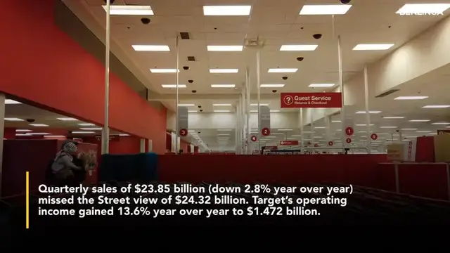 'Video thumbnail for Target Stock Slips As Q1 Earnings Miss Estimates, FY2025 Outlook Cut Amid Slowing Sales'