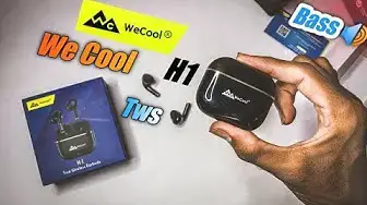 'Video thumbnail for WeCool H1 true wireless earbuds|| unboxing,reviews, Battery test'