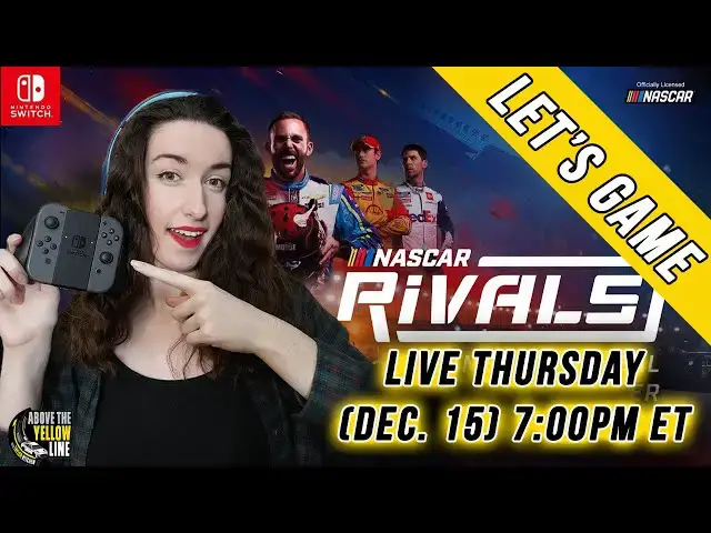 'Video thumbnail for Let's Game: NASCAR Rivals [Career / Online] [LIVE]'