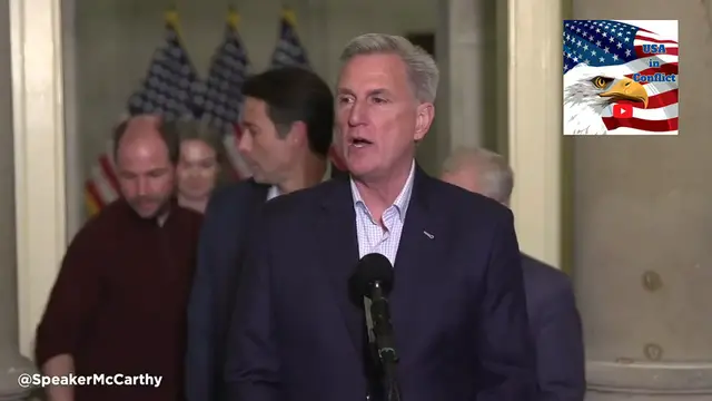 'Video thumbnail for Watch Kevin McCarthy talk about the Debt Ceiling agreement with President Joe Biden'