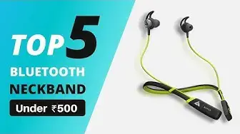 'Video thumbnail for Matlek Rumble bass bluetooth earphone for gaming unboxing || top 5 under 500₹ neckband'