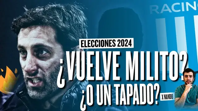 'Video thumbnail for Racing 2024 | ¿Vuelve Diego Milito y hay un tapado? RUMORES Y VERDADES'