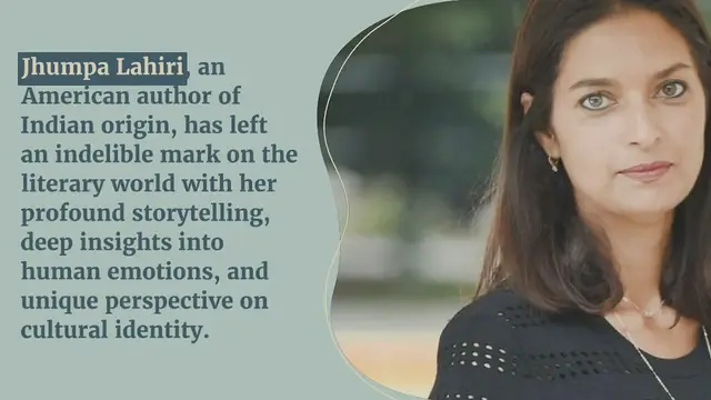 'Video thumbnail for Biography of Jhumpa Lahiri || Jhumpa Lahiri Introduction'