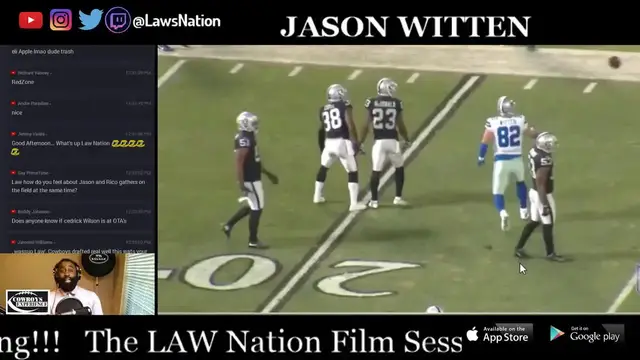 'Video thumbnail for law nation sports: dallas cowboys film session - how they'll use jason witten'