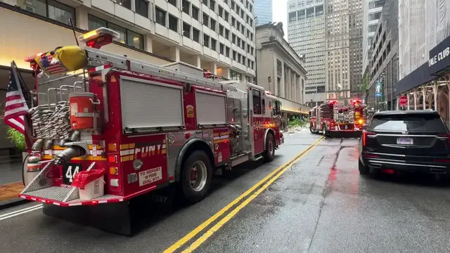 'Video thumbnail for Fire at Grand Central Madison'