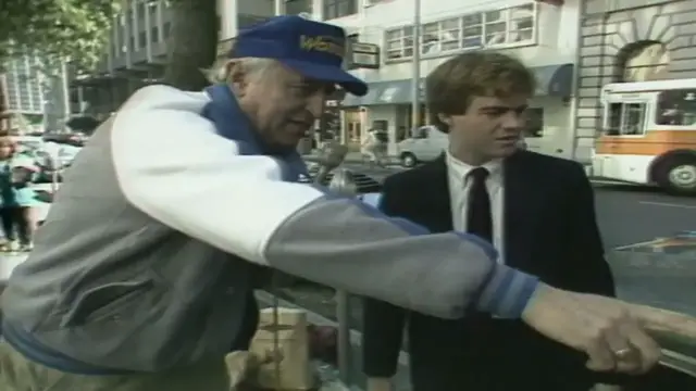 'Video thumbnail for Bob Uecker introduces Mal Scharpe Street Games for Episode 19 of The Wacky World of Sports'