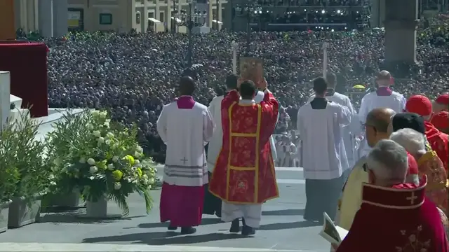 'Video thumbnail for Gospel reading at Pope Francis's funeral: 'Feed my sheep''
