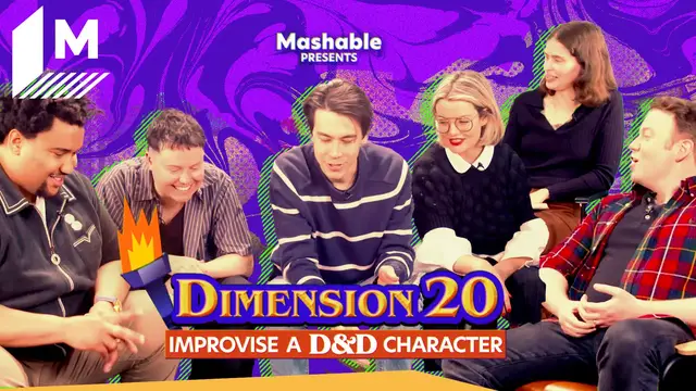 'Video thumbnail for The 'Dimension 20' cast improvises a 'Dungeons and Dragons' character from scratch'