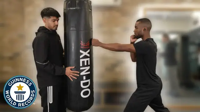 'Video thumbnail for Most full extension punches in one minute'
