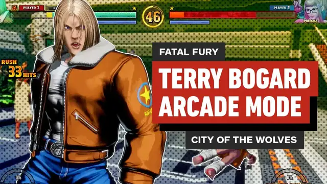 'Video thumbnail for Fatal Fury: City of the Wolves - Terry Arcade Mode Gameplay'