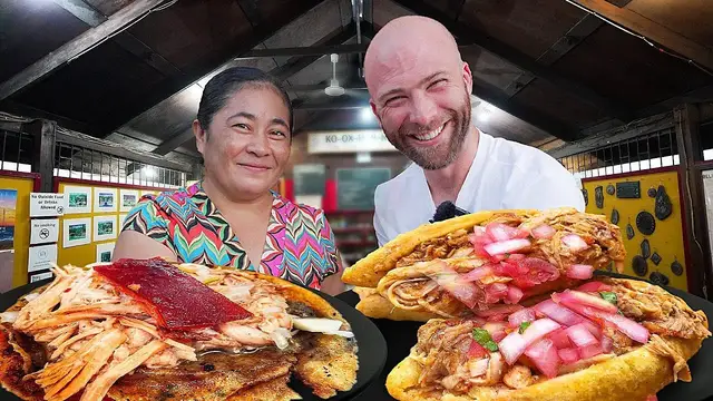 'Video thumbnail for Belizean Street Food in San Ignacio Belize at Night!'