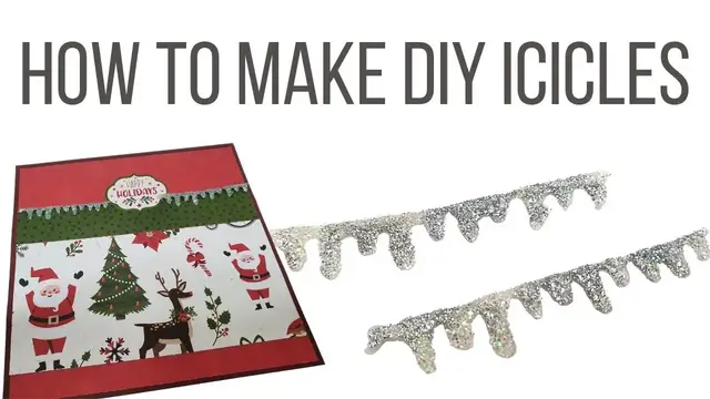 'Video thumbnail for DIY Icicles for Cards and Crafts'