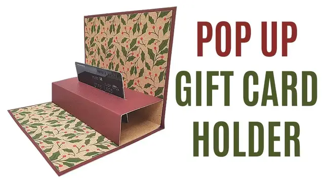 'Video thumbnail for Pop Up Gift Card Holder'