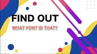 'Video thumbnail for What Font is That Website Using? Tools to Find Out Instantly'