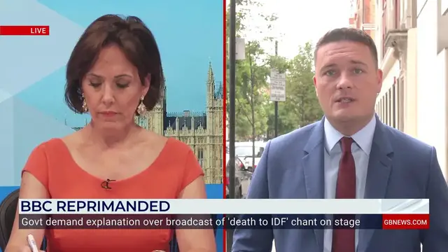 'Video thumbnail for Bob Vylan's actions at Glastonbury were 'attention seeking', Wes Streeting tells GB News'