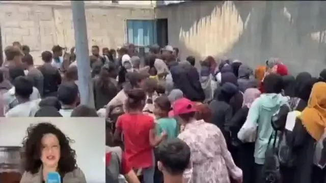 'Video thumbnail for Palestinians in Gaza mark start of Eid with 'no access to food''