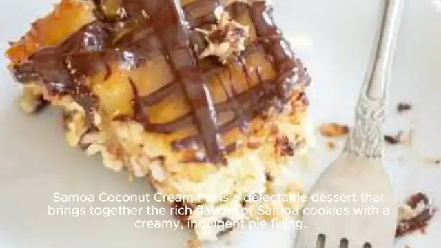 'Video thumbnail for SAMOA COCONUT CREAM PIE'