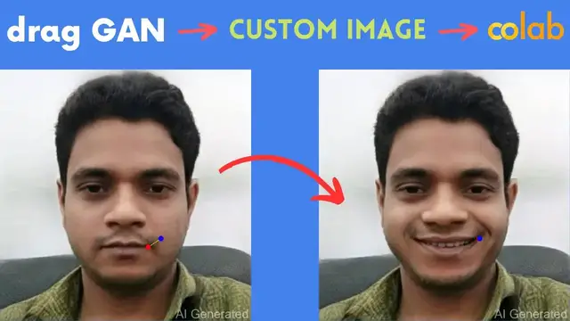 'Video thumbnail for Drag GAN on your own Custom Images | google colab'