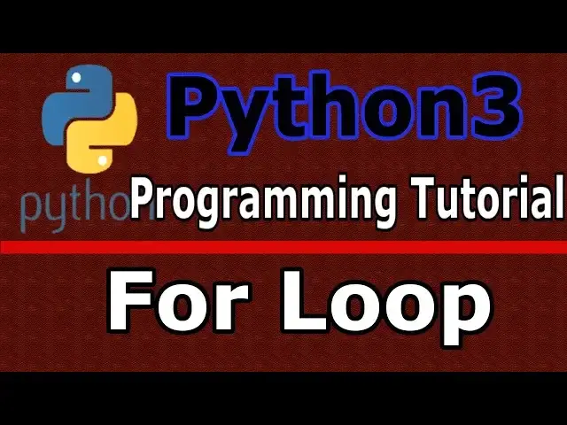 'Video thumbnail for Python3 Programming Creating For Loop #9'