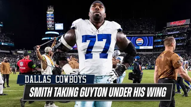 'Video thumbnail for Tyler Guyton has a secret weapon as he prepares for the Cowboys upcoming season'